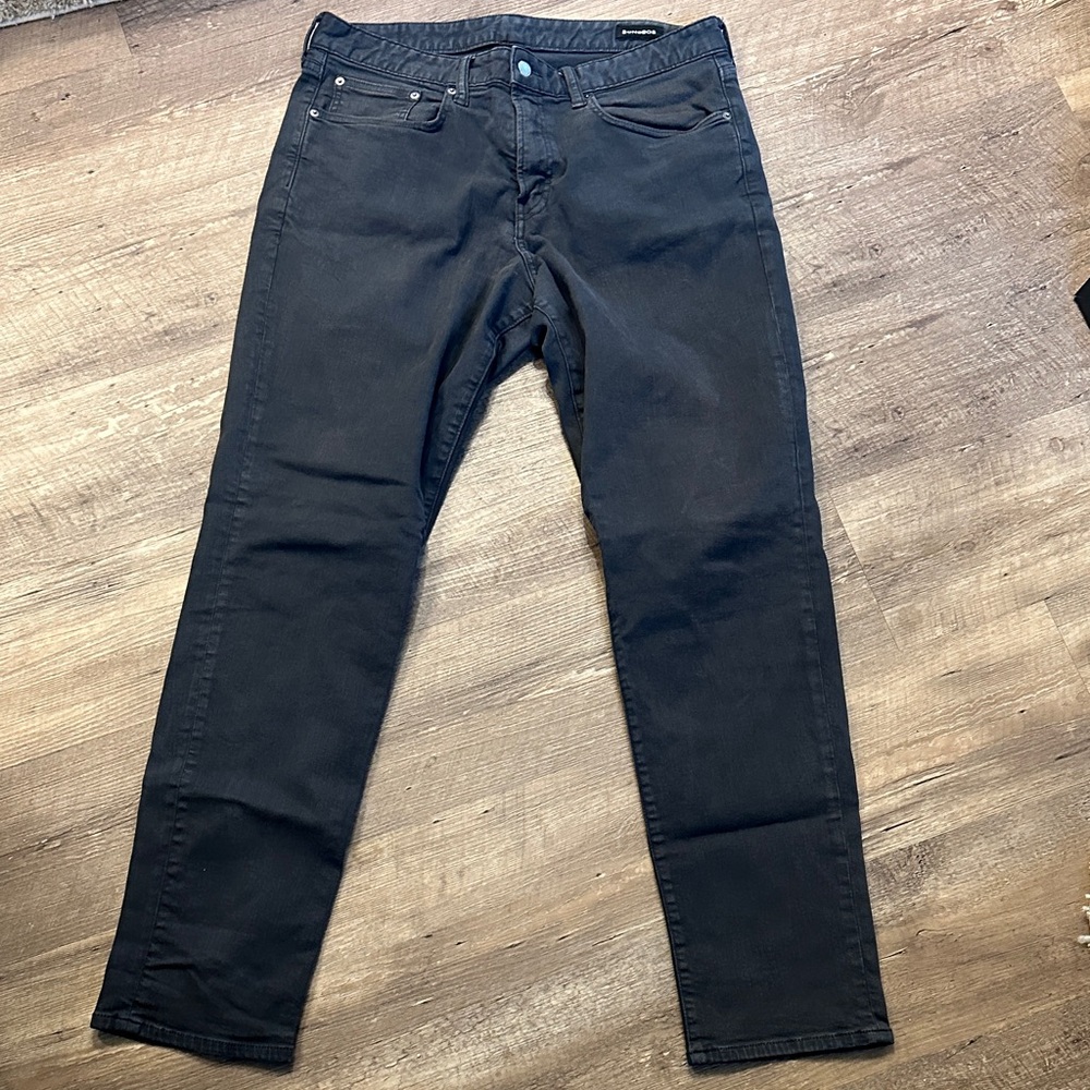 Bonobos Men's Dark Gray Straight Jeans